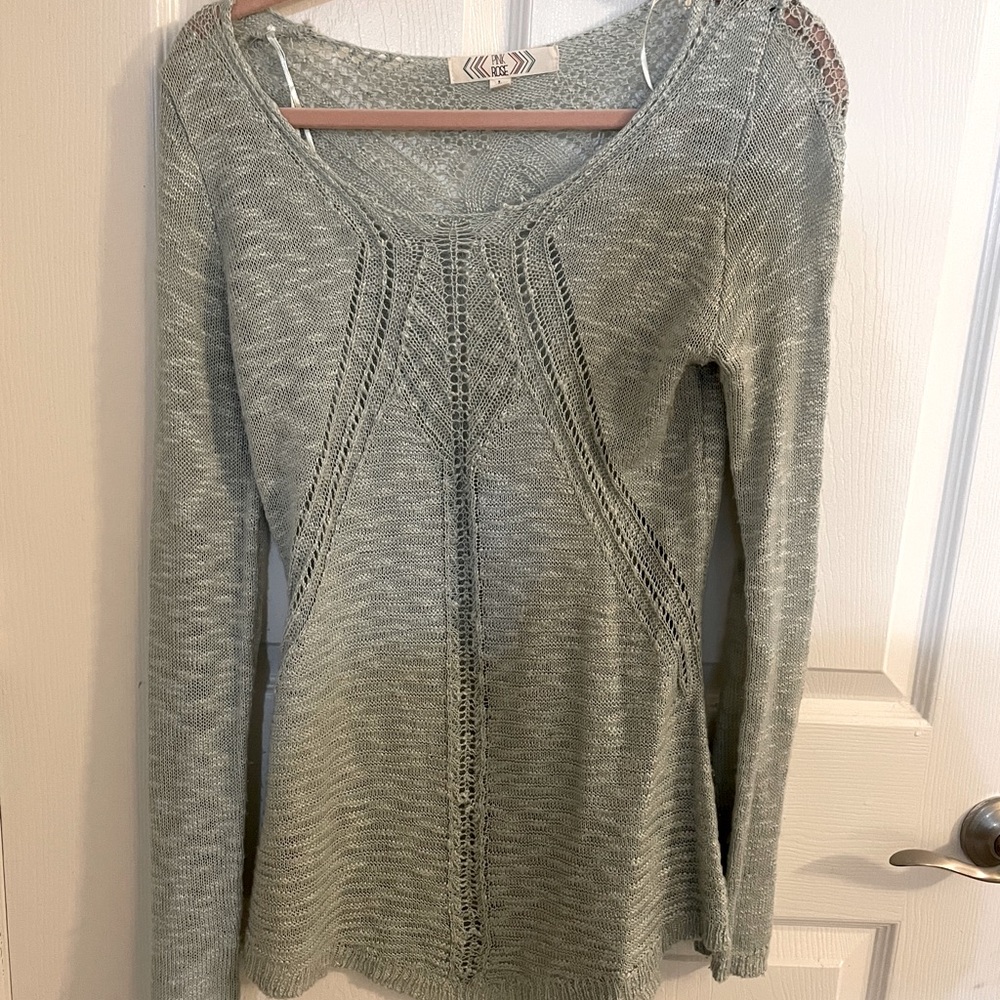 Light green/blue sweater